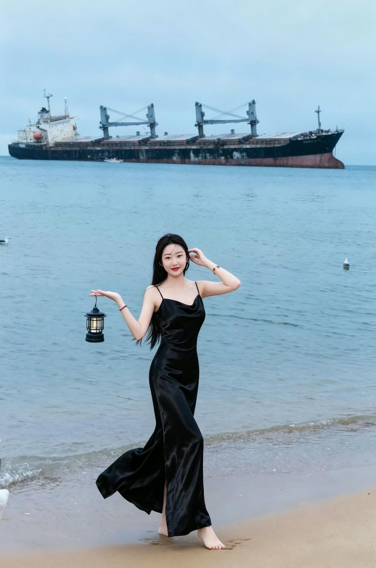 夏日姐感穿搭 喜欢海边的自由和浪漫 出游吸睛look 向海风许愿在山海相见🌈