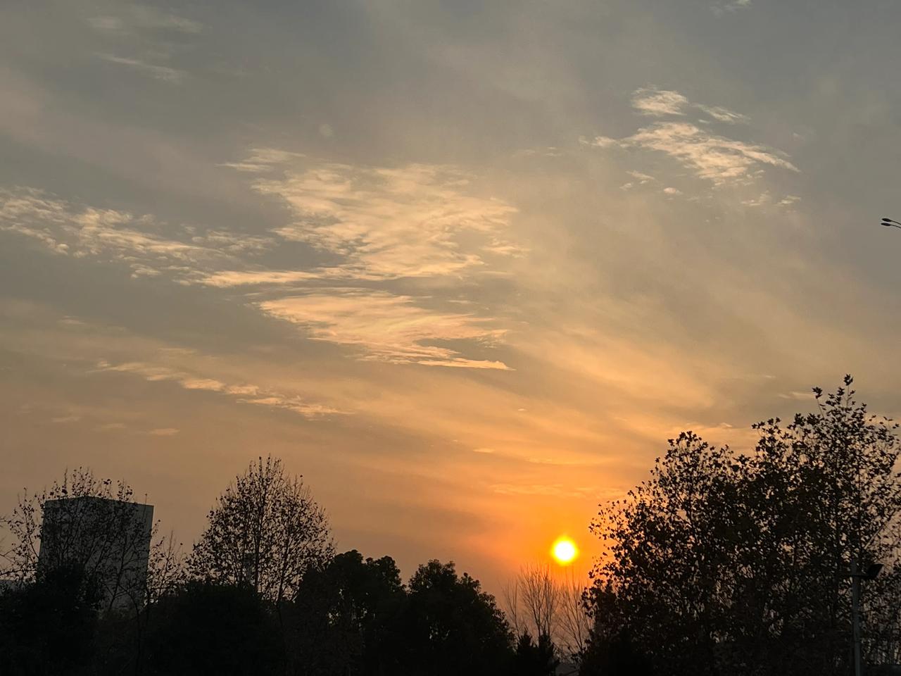 傍晚的天空