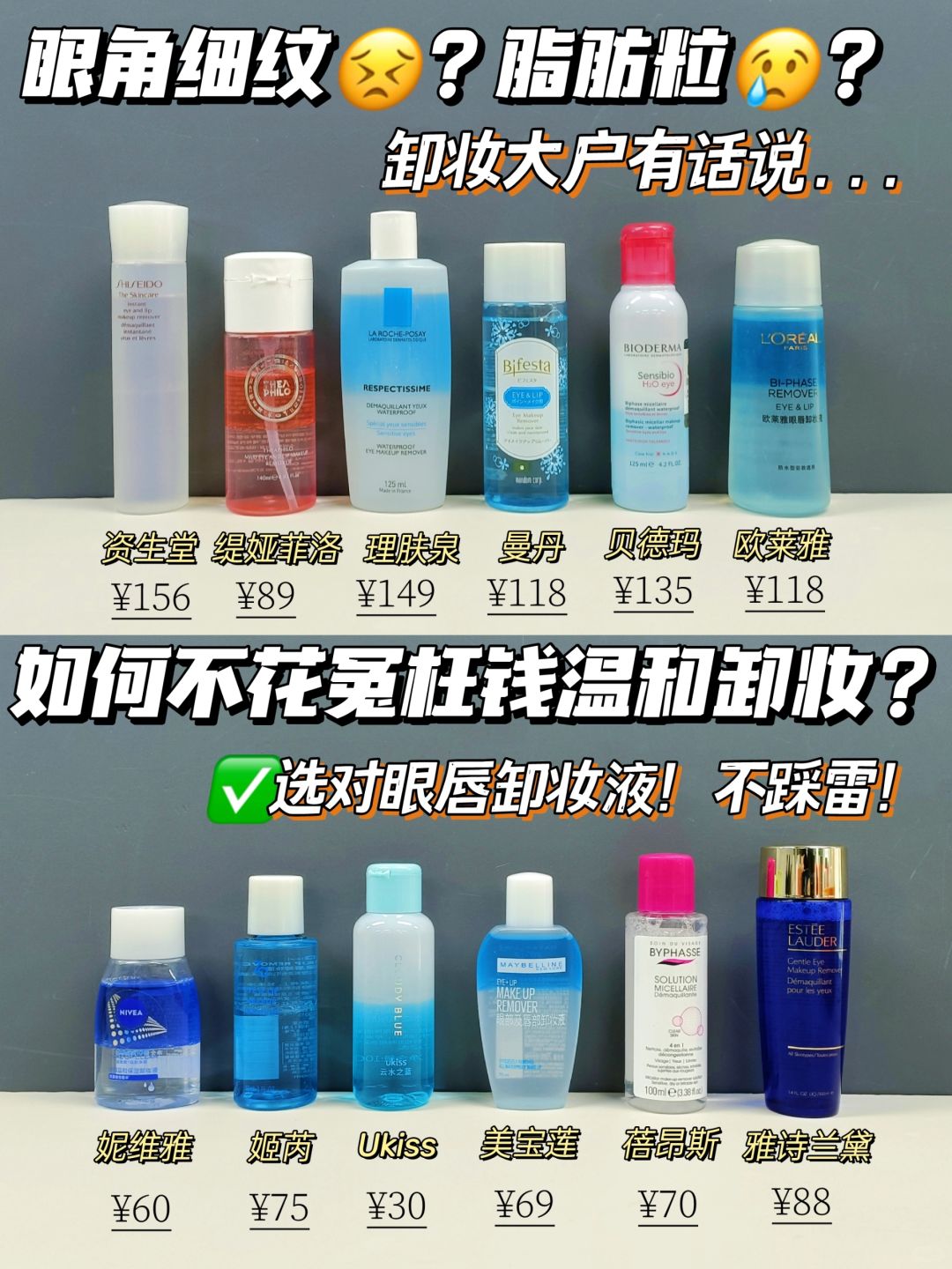强势出击！这些新品眼唇卸妆液实力真的顶！