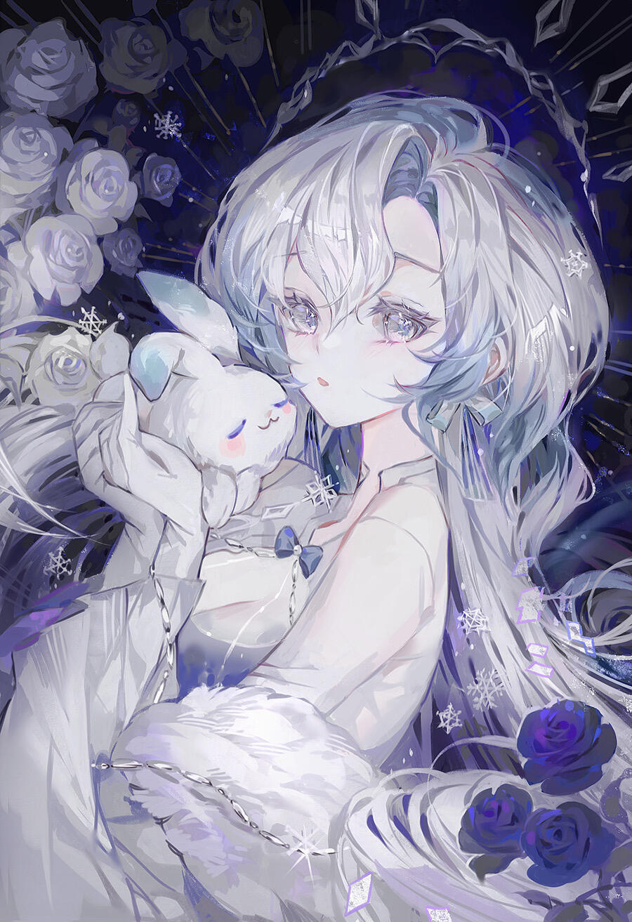 插画｜素材｜头像｜氛围感女头｜审美累积插画师：Azubull女生头像情感热点创作