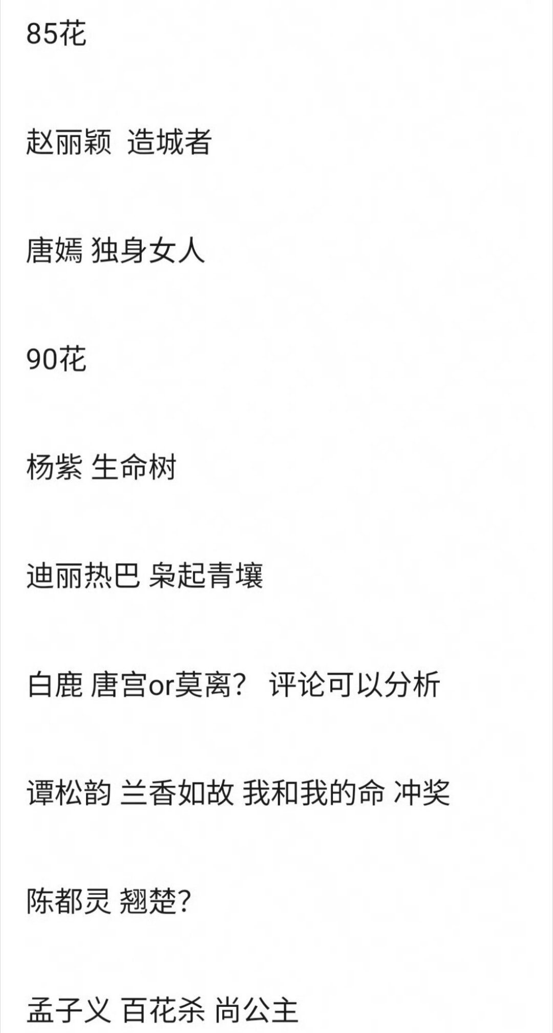 网友分析，流量🌸🥜卡位/转型的关键剧就是绝对不能扑，一旦扑了会zy降级的那种