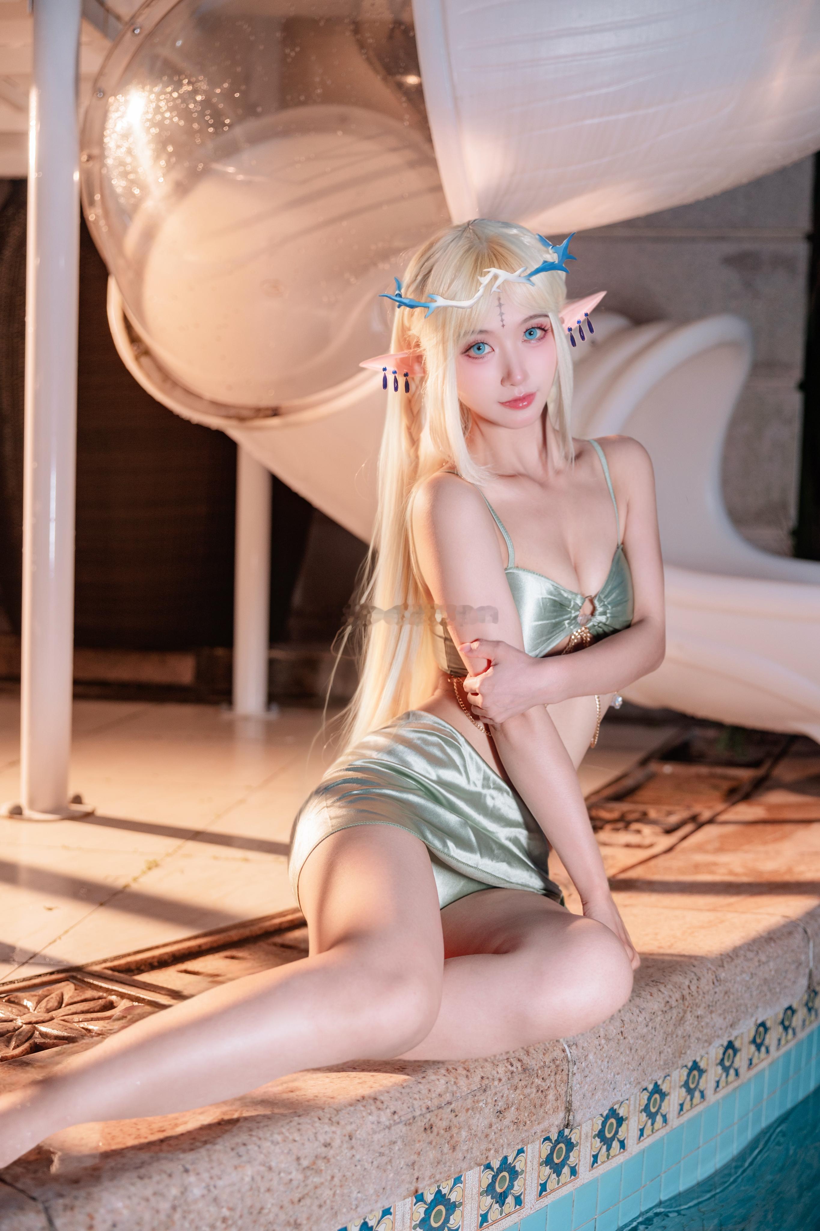 鸣潮鸣潮[超话]二次元cos大赏仲夏清凉计划鸣潮卡提希娅鸣潮二创 早安，漂泊者出