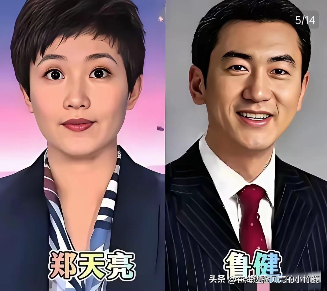 央视里的神仙夫妻，才是爱情最好的样子
同框是搭档，台下是爱人。
鲁健&郑天亮、刚