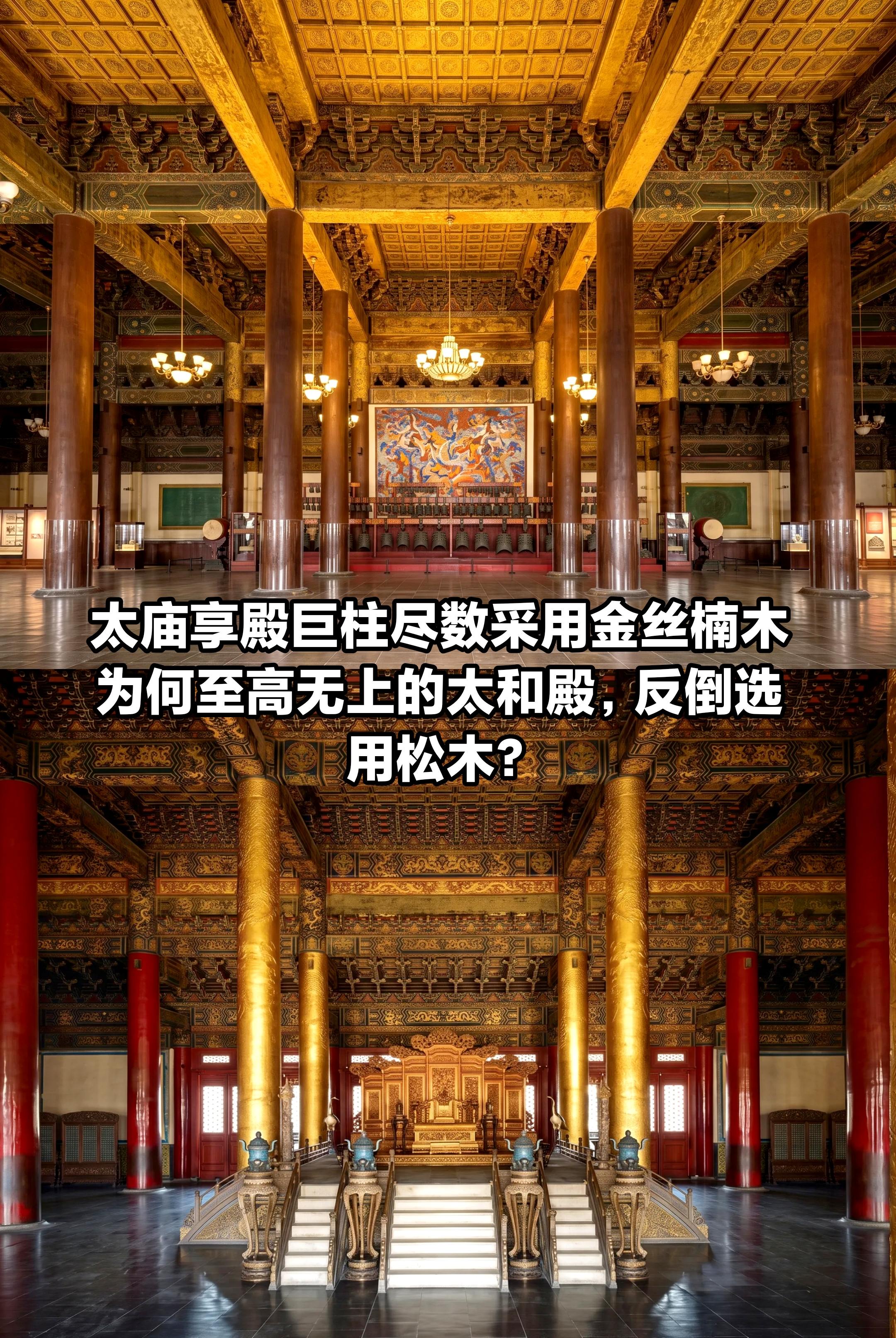 为何至高无上的太和殿，会选用松木？