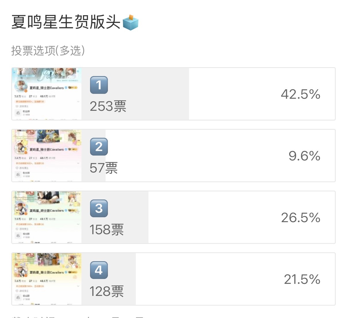 夏鸣星  【夏鸣星生日应援🧡💛专属版头企划】繁星闪烁，真爱奏鸣。根据🗳️结