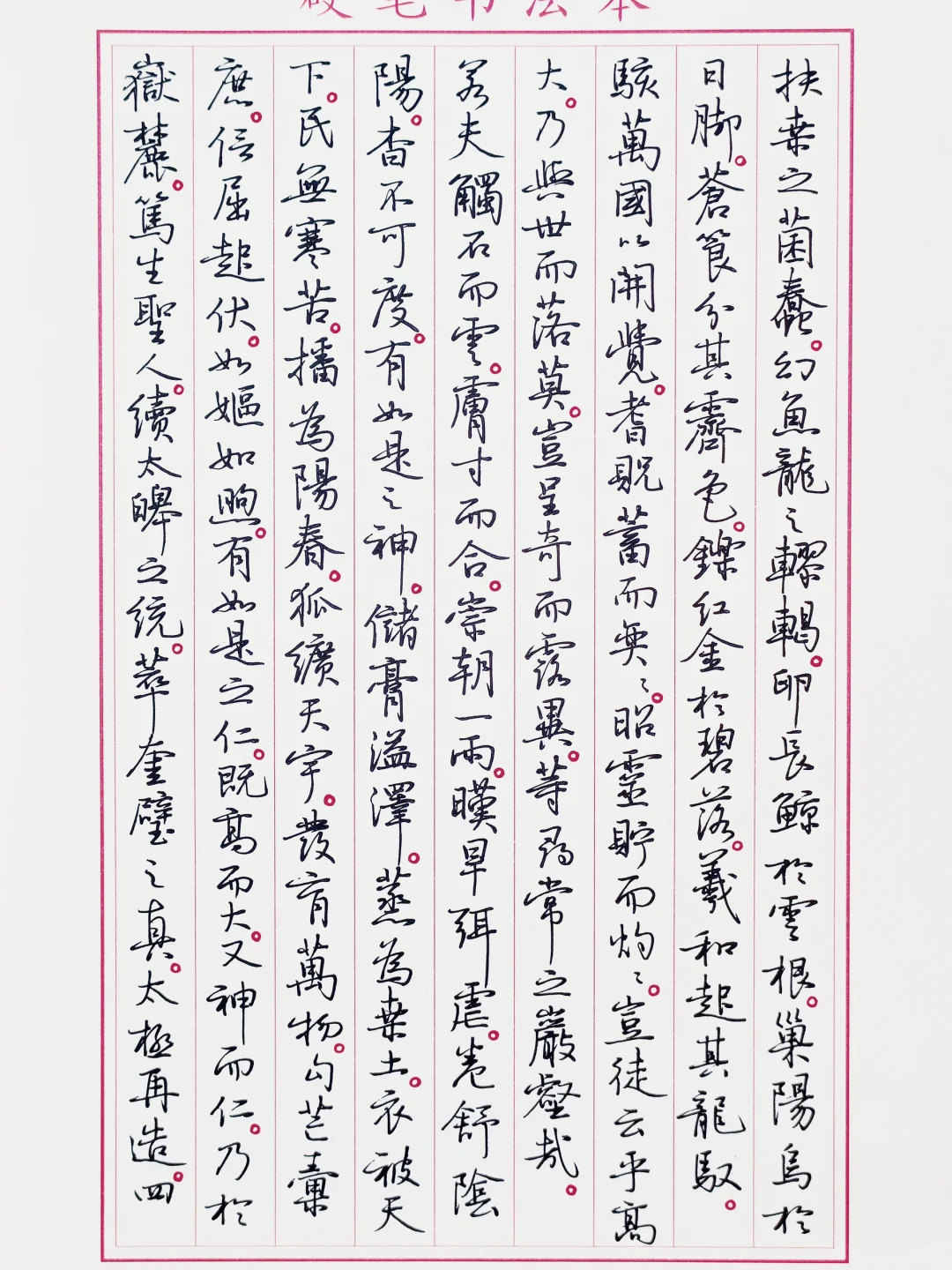临孙晓云书《泰山赋》5