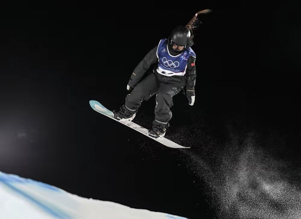 张小楠追平中国女子单板最好成绩 单板滑雪女子大跳台决赛，首次参加冬奥会的中国19