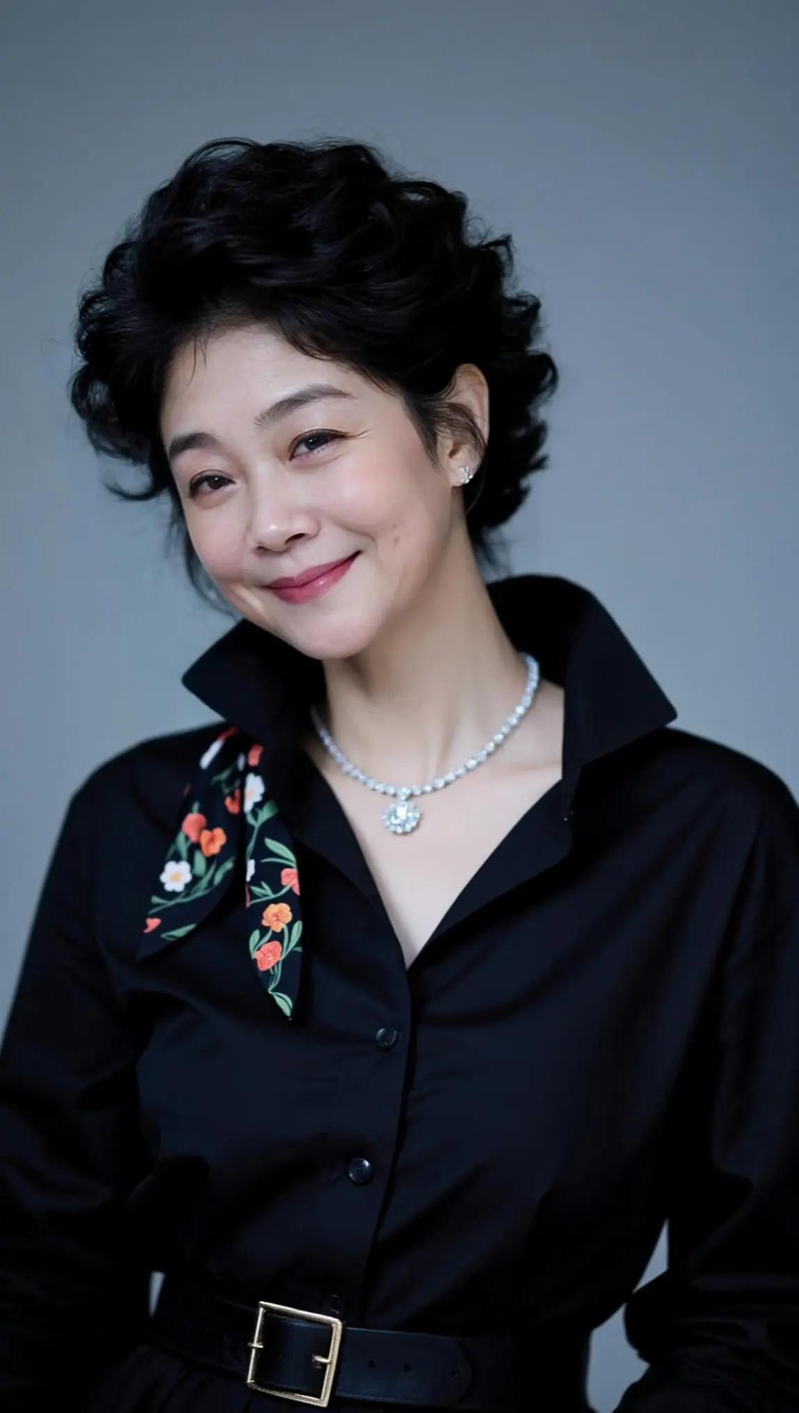 今日分享。AI港风珍珠写真