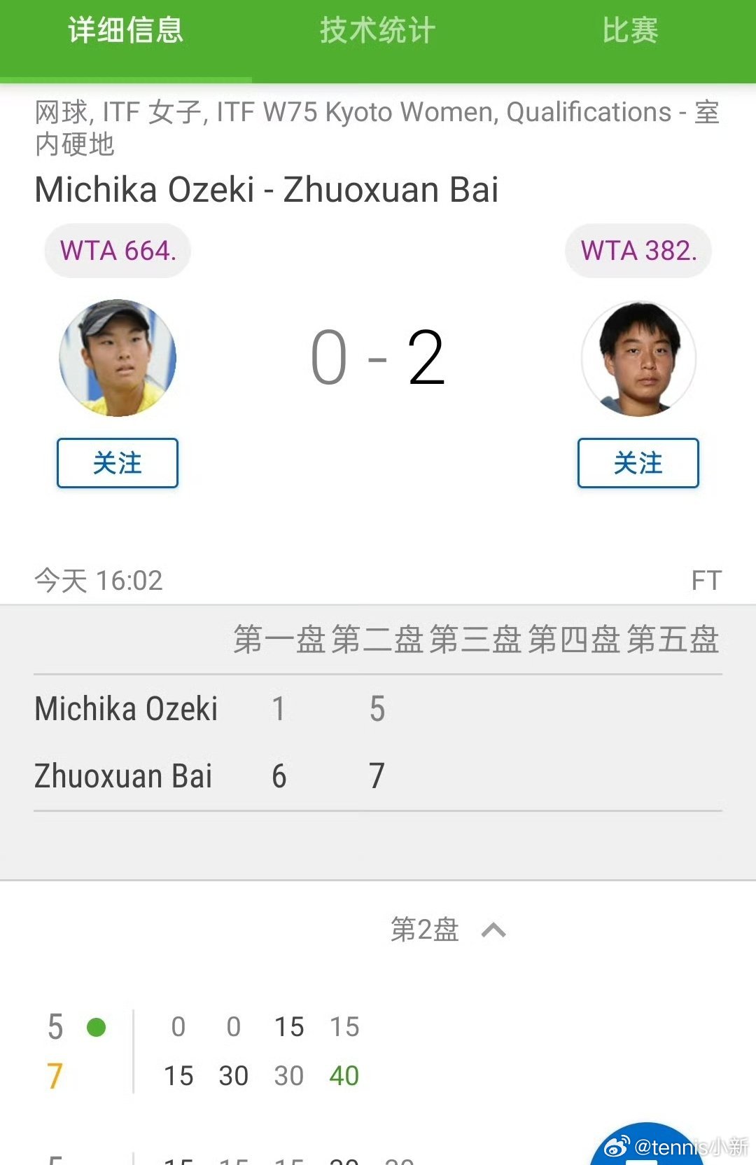 拿到澳网后首胜啦🔥🔥🔥🔥【🇯🇵 京都W75】女单资格赛第一轮🇨🇳