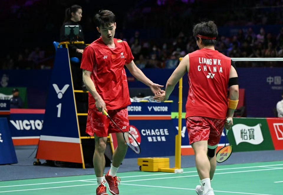 2026年丹麦羽毛球公开赛 梁伟铿/王昶21-19, 21-15李芳至/李芳任晋