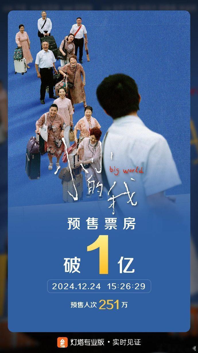 小小的我预售票房突破1亿  电影小小的我预售票房突破1亿  电影《小小的我》预售