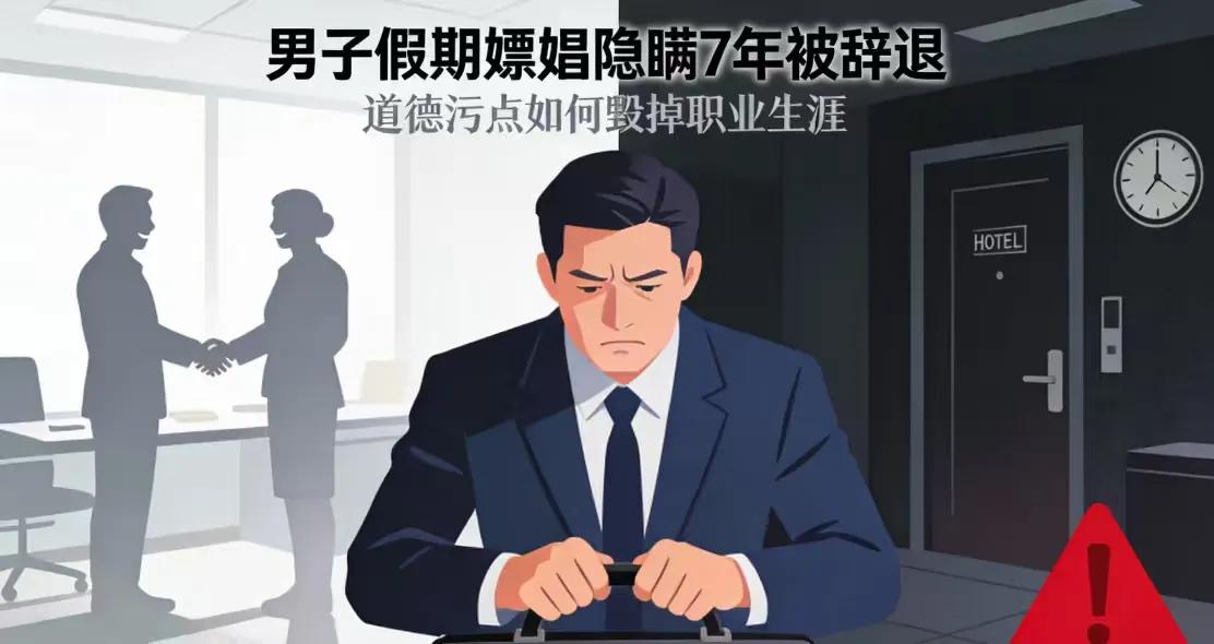 银行员工假期嫖娼，隐瞒7年后被辞退，官司打上高院被判合法！
一份7年前的行政处罚