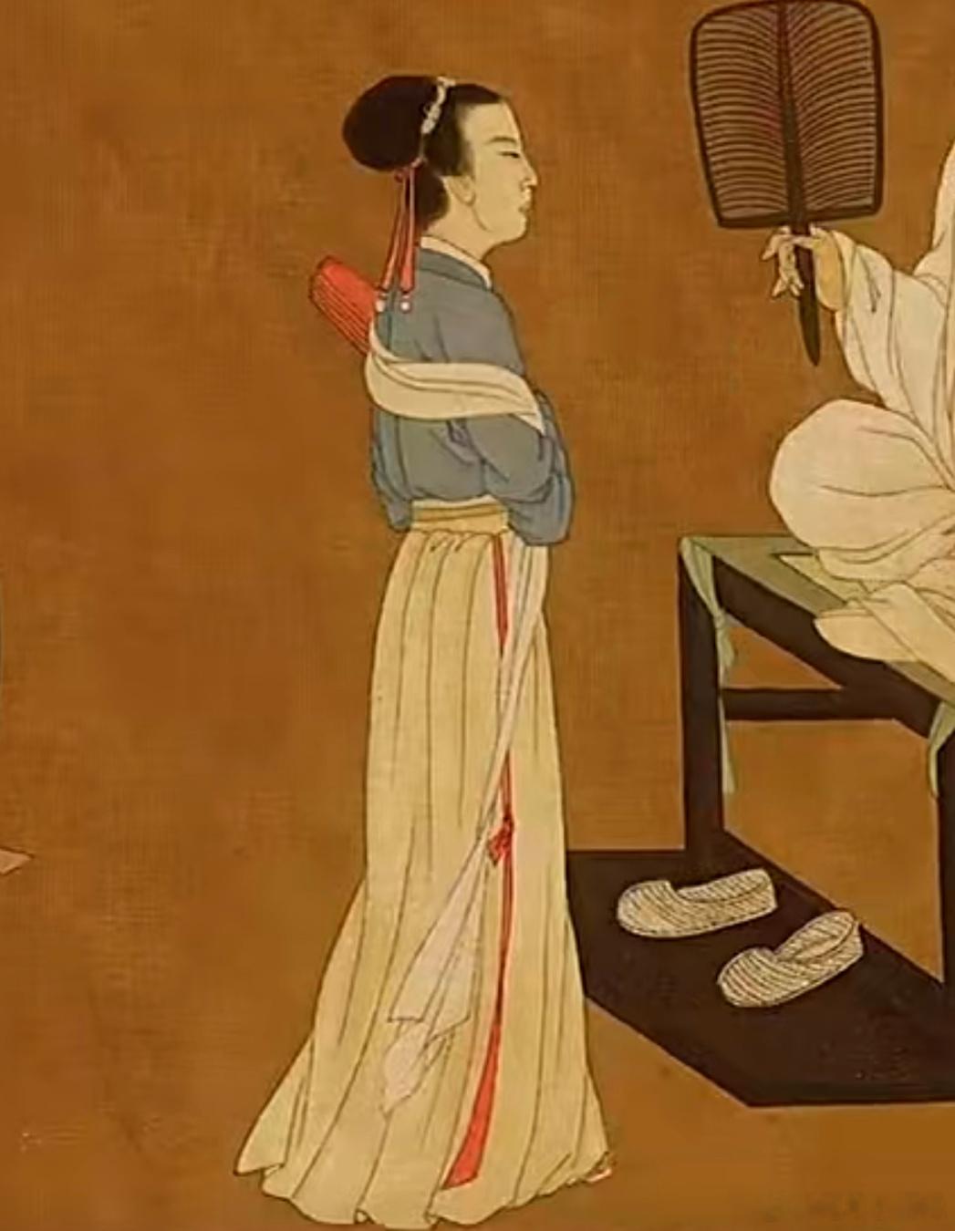 梦华录宫绦这种系法，动起来特别美。锦绣安宁和榜上佳婿、柳舟记都延续了这个造型。 