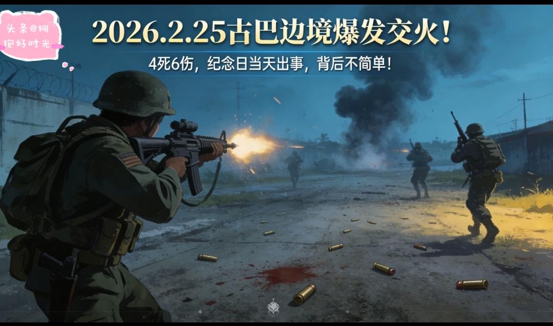 突发！2026.2.25古巴边境爆发交火！4死6伤，纪念日当天出事，背后不简单！