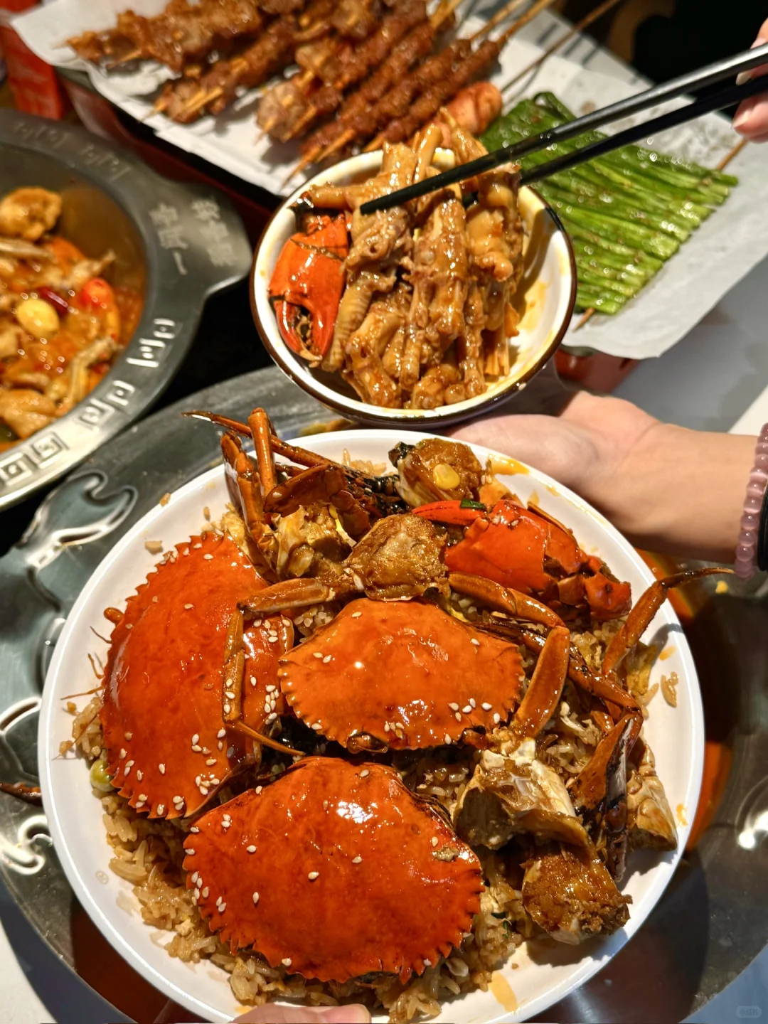 在深圳会反复去吃的香辣🦀️煲！！