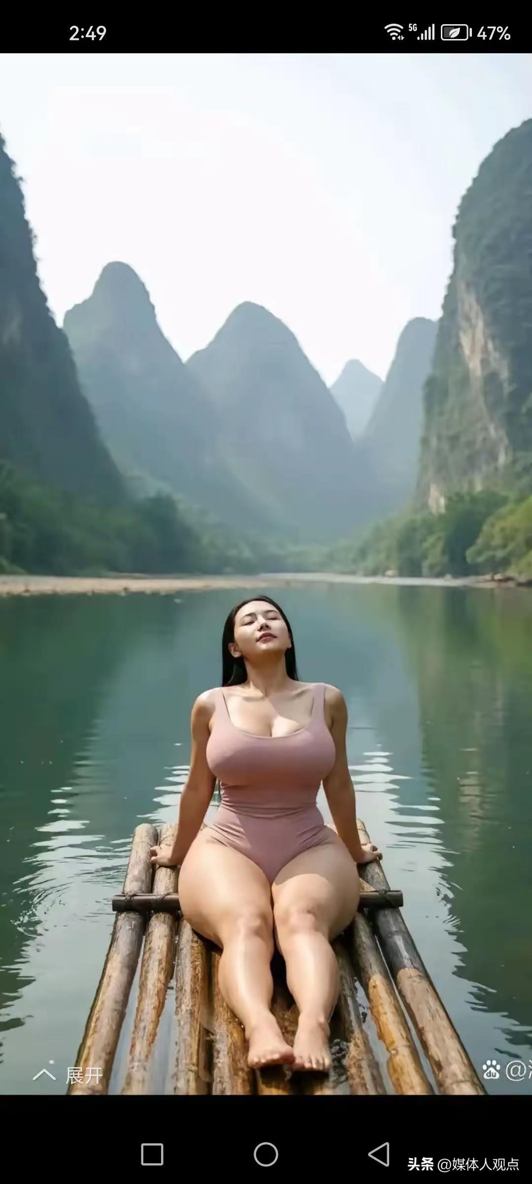 不用抬杠，也不用争论，我也不用拿出什么证据，我一看这就是AI合成，因为真正的中国