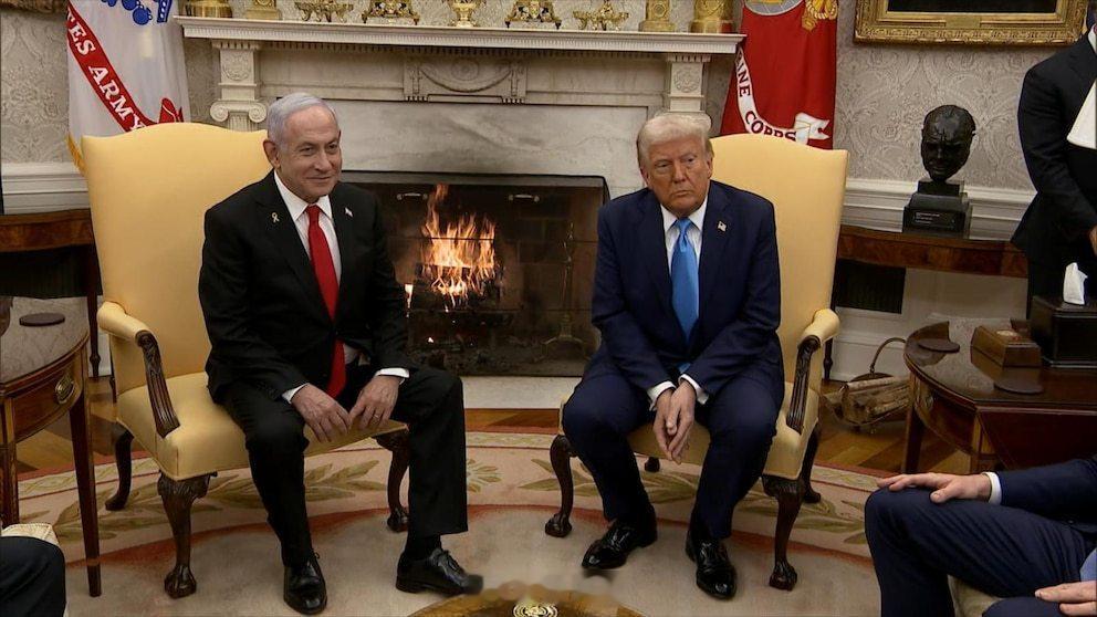 最新消息 - 美国总统特朗普与以色列总理内塔尼亚胡周三的会面将讨论并确定针对伊朗