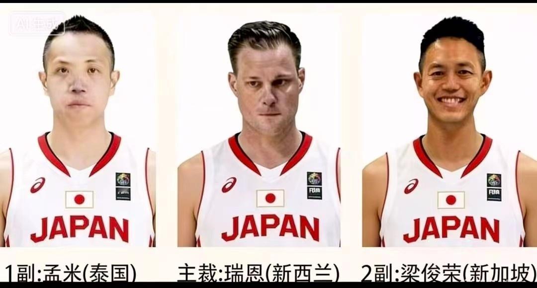 查了一下，昨晚的裁判组：主裁判瑞安-琼斯（新西兰），第一副裁判普里达-梦米（泰国