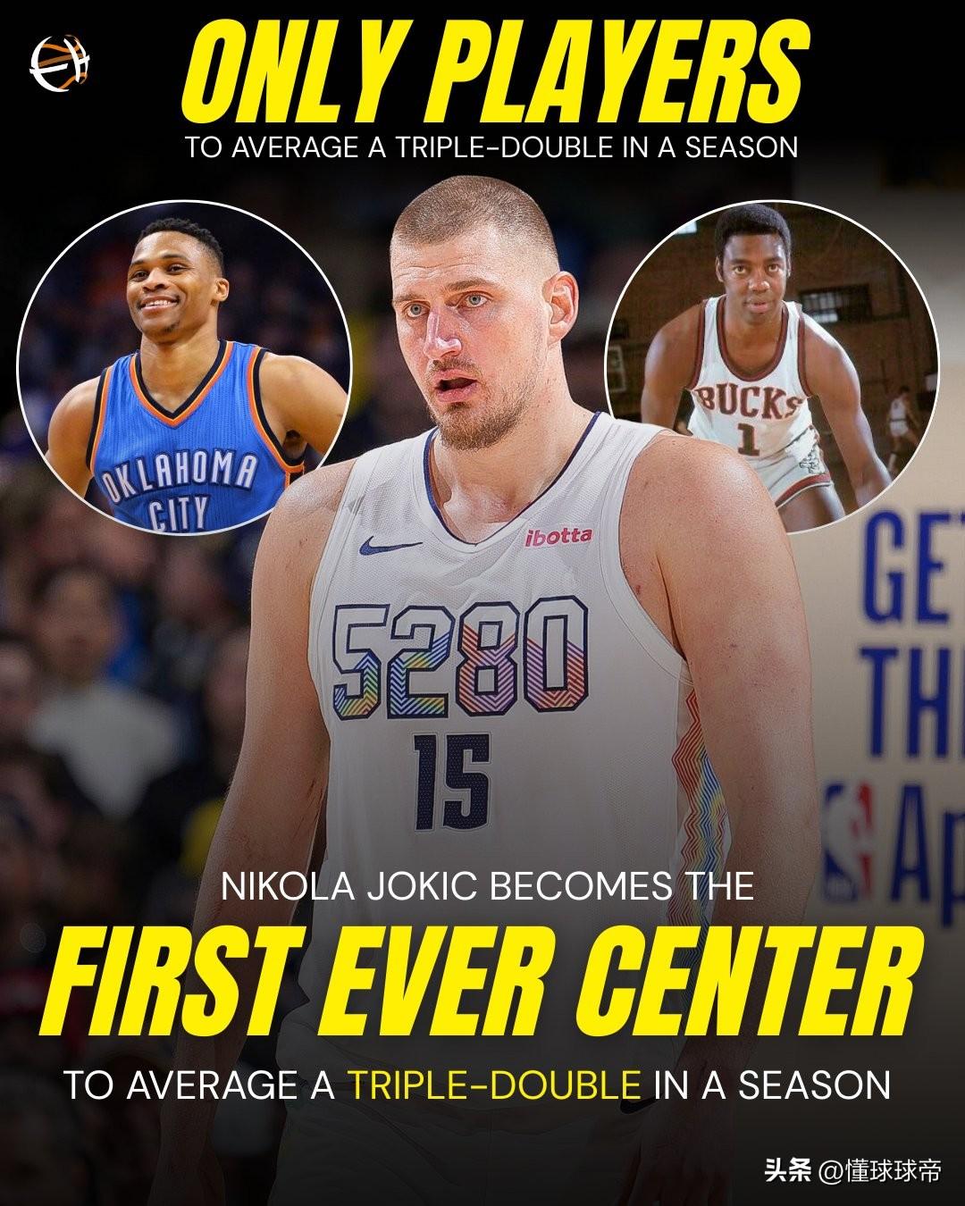 NBA曾经遥不可及的场均三双，现在却变得如此简单！

约基奇今天比赛又拿到了23