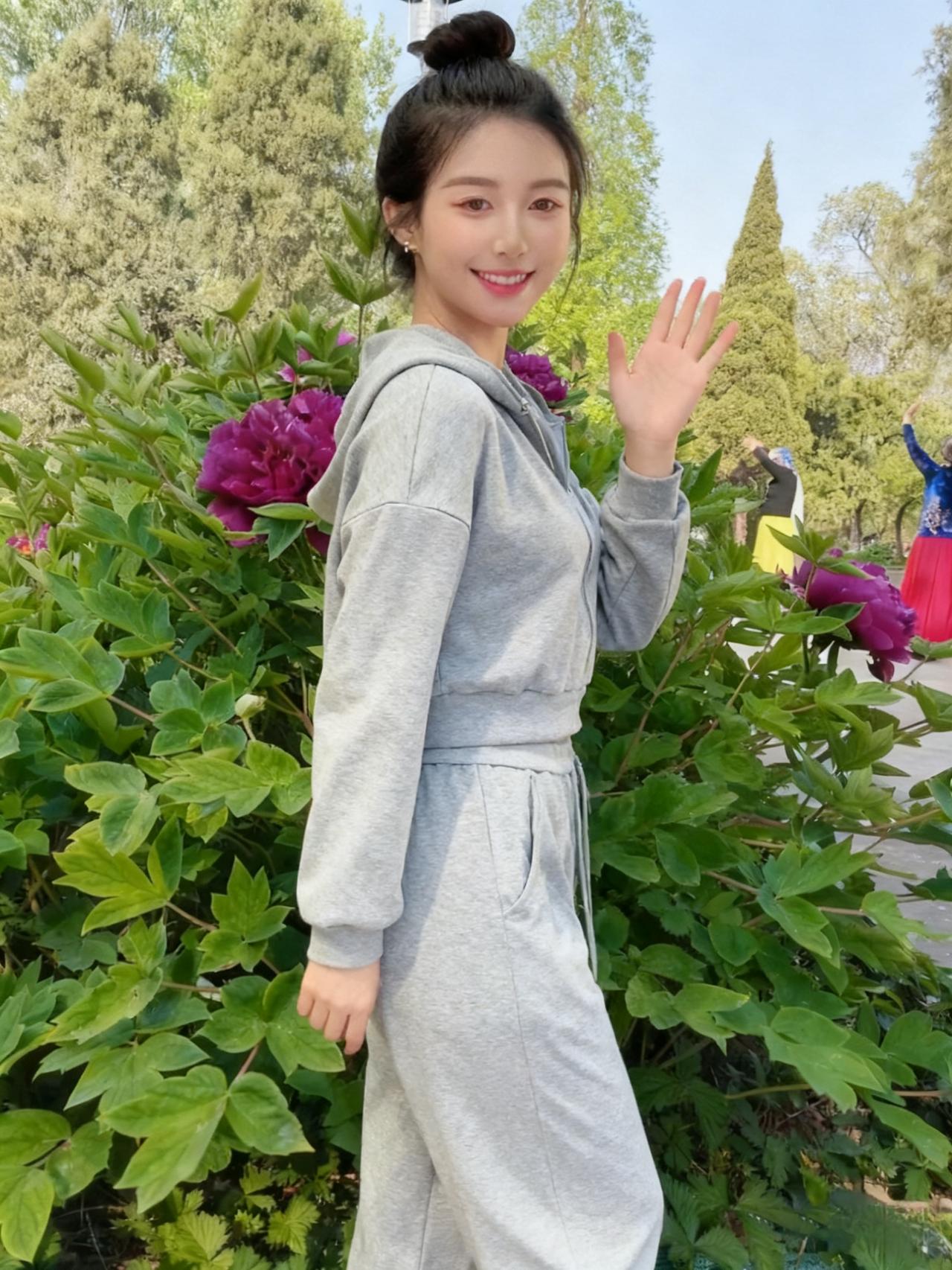 最生动的盛开，
从不是花团锦簇，
是一个人站在风里，
把平凡的日子，
活成了春天