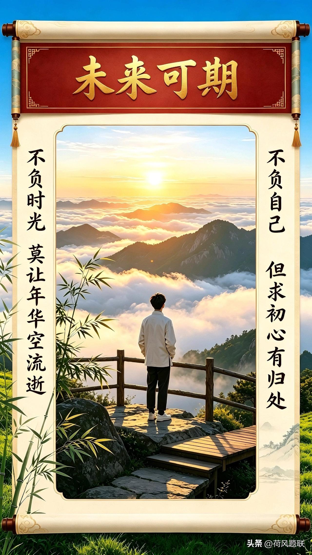 愿你不负时光不负己，新的一天，加油。
 
时光不会辜负每一个认真努力的人。
只要