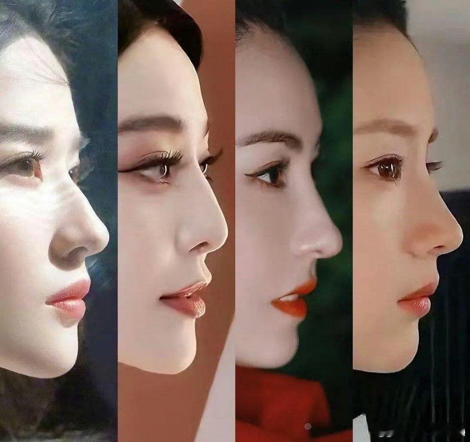 内娱女明星顶级侧颜谁的侧颜最权威？ 