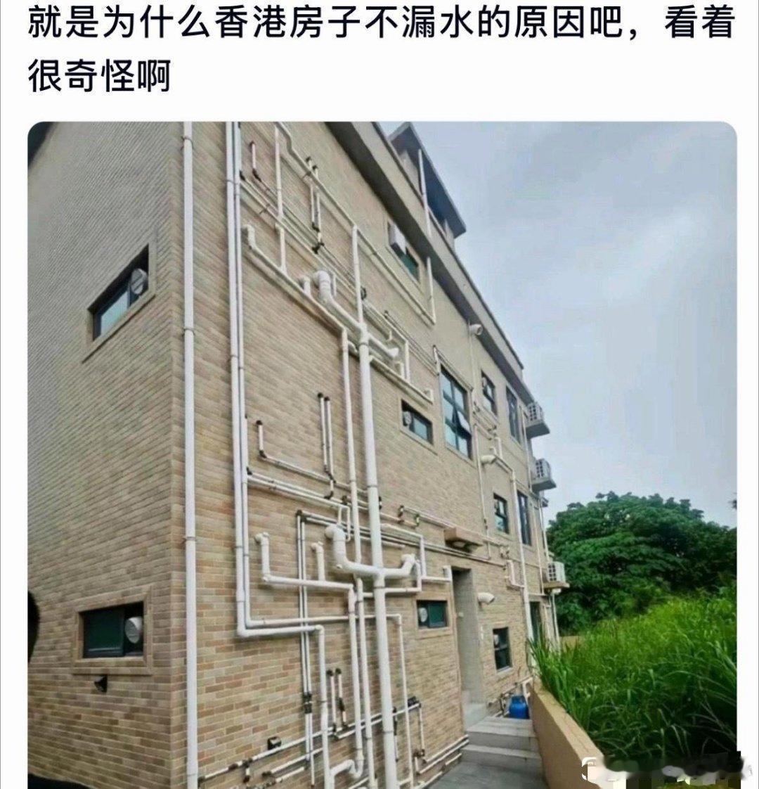 这就是为什么香港房子不漏水的原因吧 