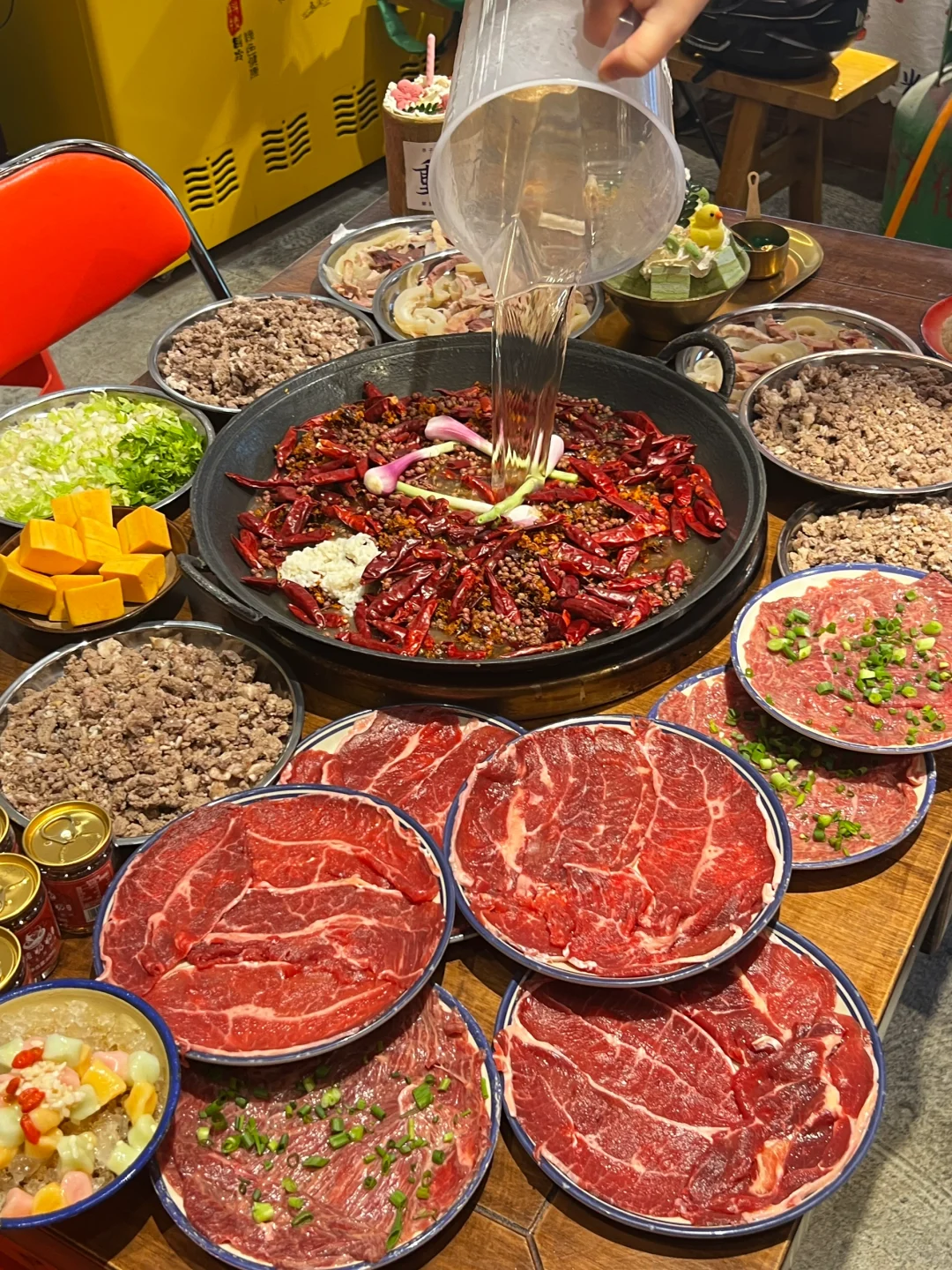 重庆又一次震惊我了，渣渣牛肉😋
