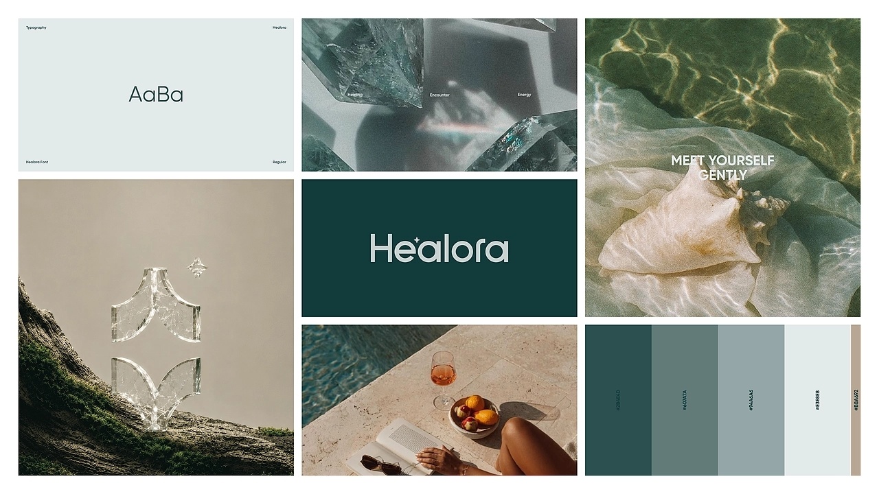 灵感的诞生 Healora 愈见 I 水晶疗愈品牌视觉系统by 硕观设计 