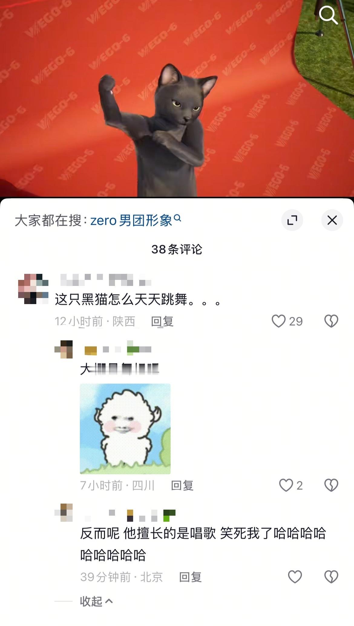 我快被这个黑猫笑死了。 ​​​