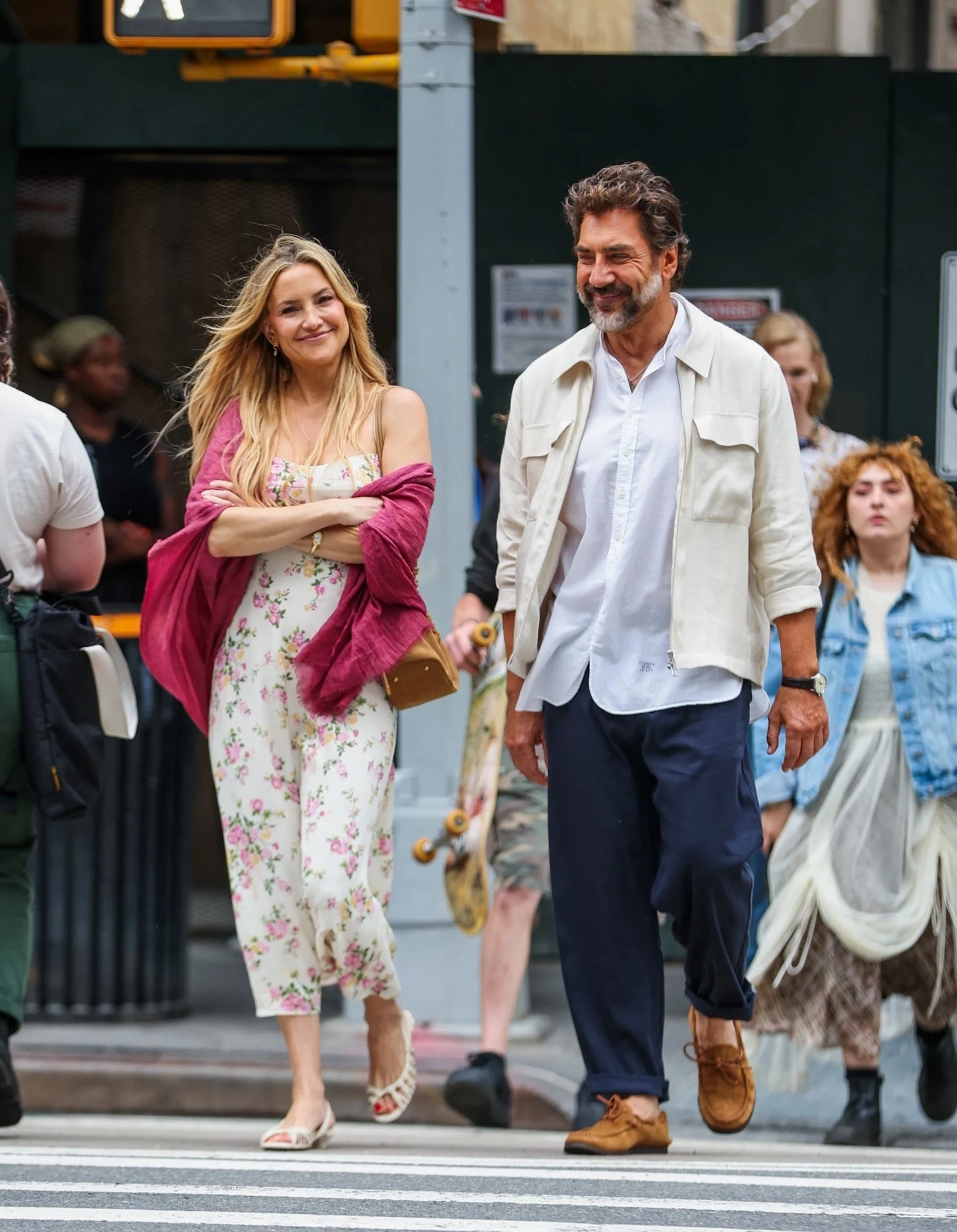 Kate Hudson和Javier Bardem 23日纽约 喜剧爱情电影He