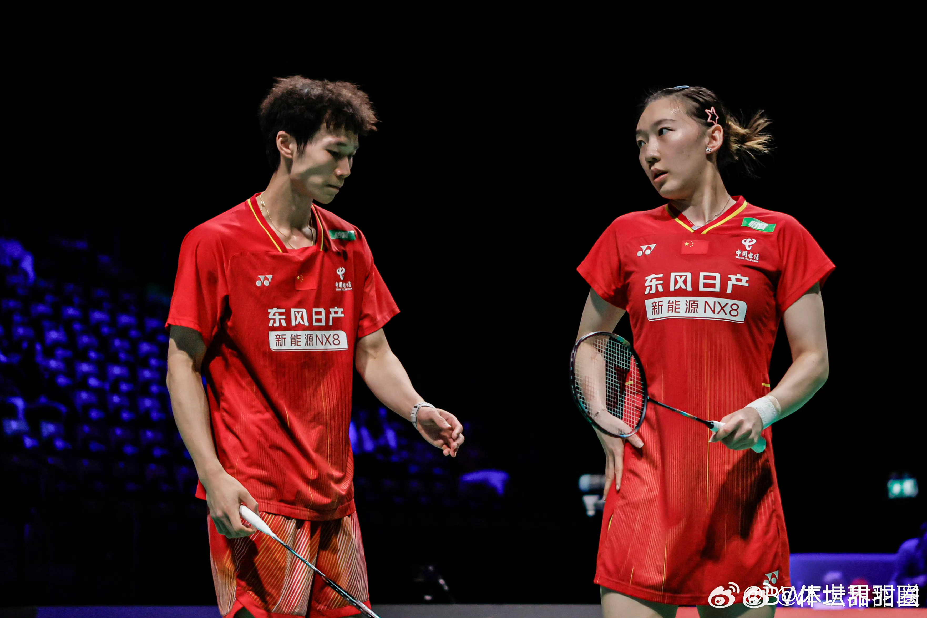 蒋振邦魏雅欣2比1朱一珺李茜 2026年法国羽毛球公开赛混双首轮，蒋振邦/魏雅欣