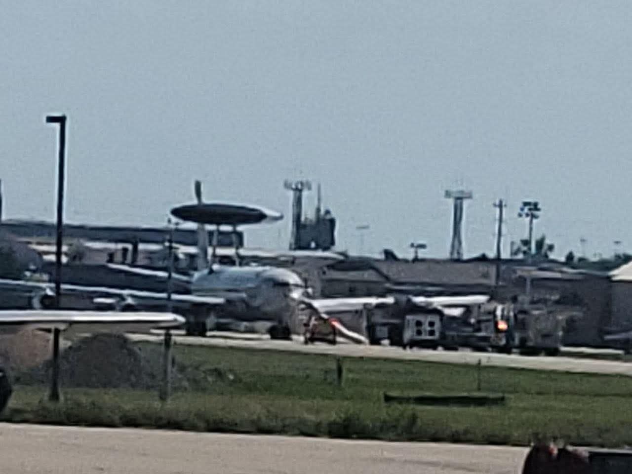 MD二等人廷克空军基地一架E-3“望楼”预警机发生“辅助动力单元”(APU)火灾