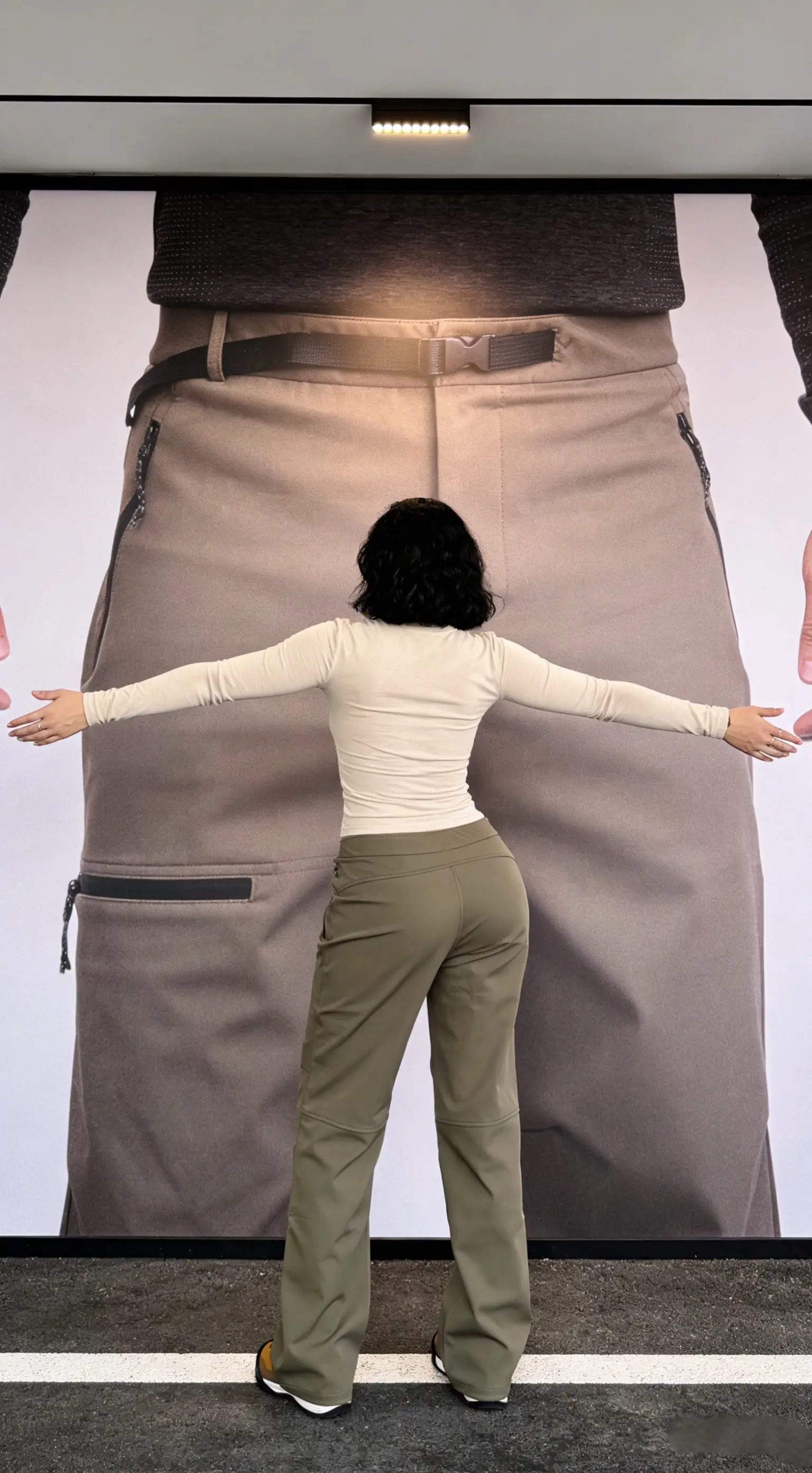 谁能拒绝这款冲锋裤不仅保暖防风，而且上身还特别显瘦。宽松直筒的版型设计...