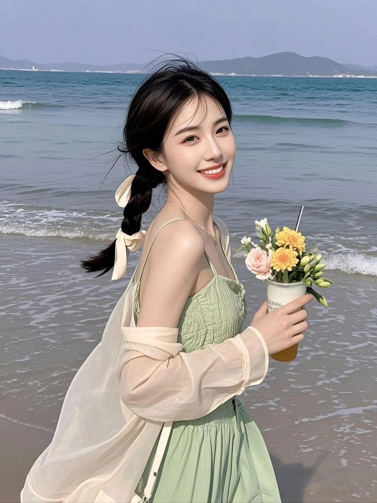海边少女