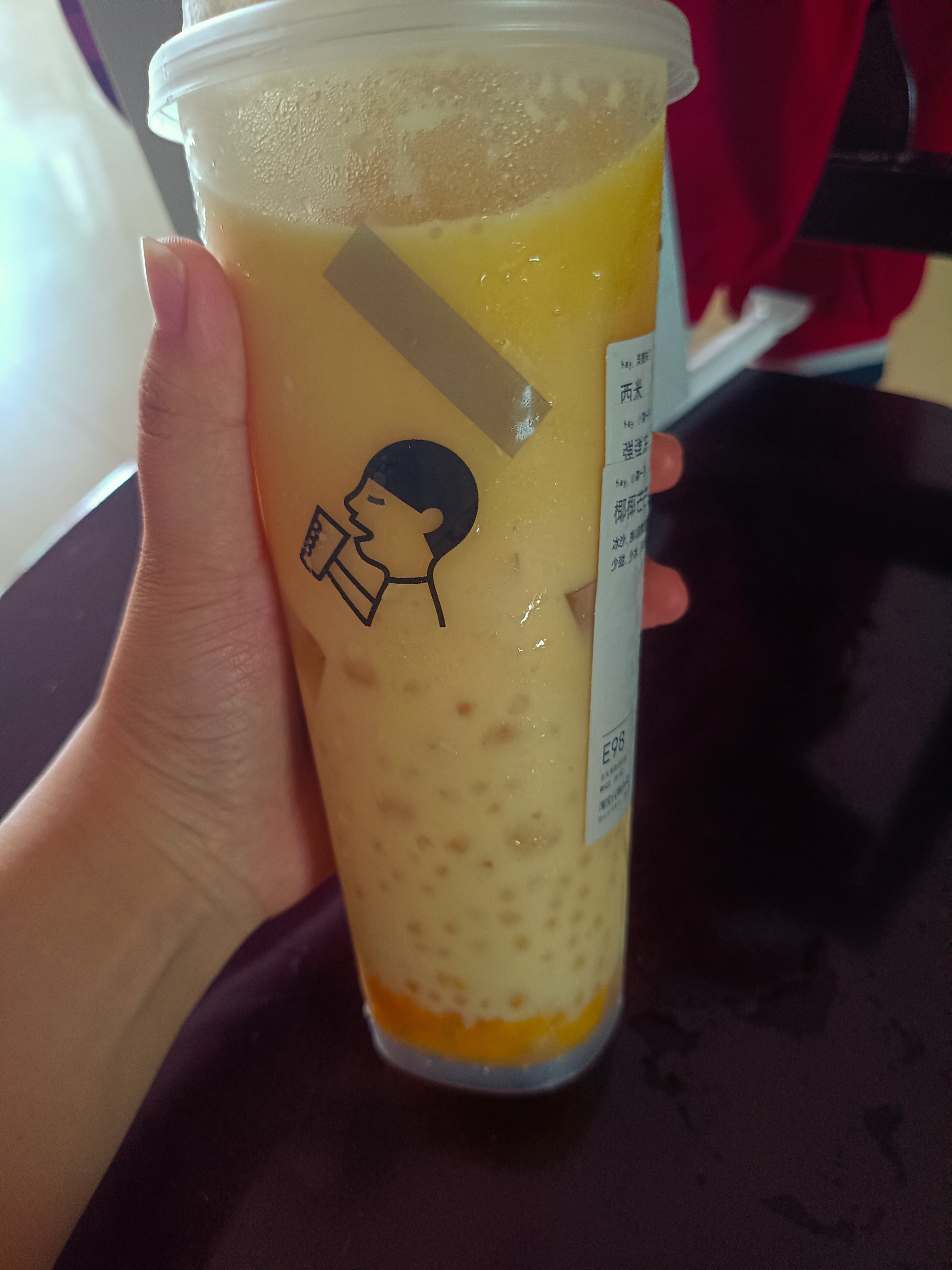 现在才知道➕两份小料会升杯 