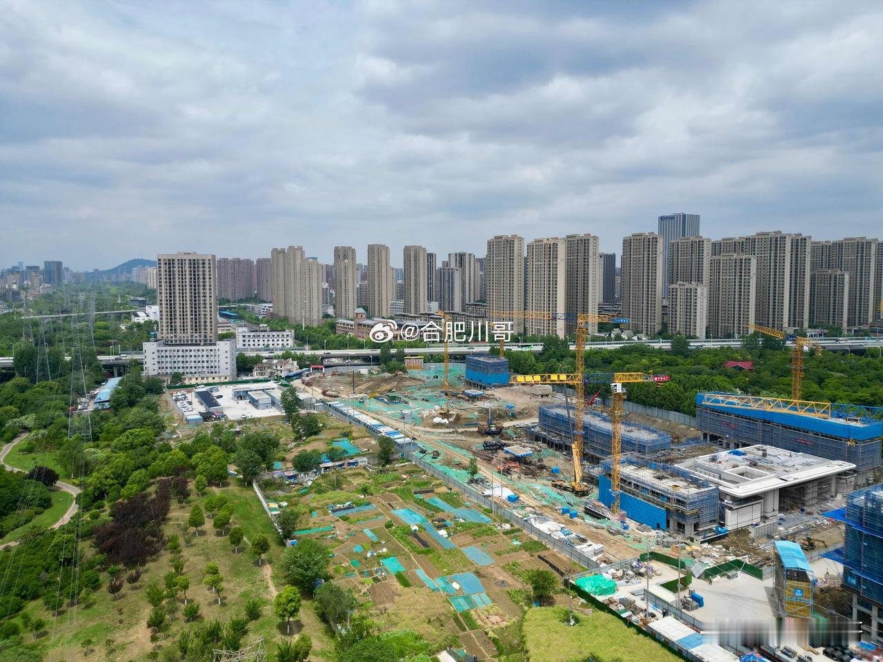 包河仰光片区，中海观庐府一二期项目进展～

这个片区基本给中海包圆了，一堆项目，