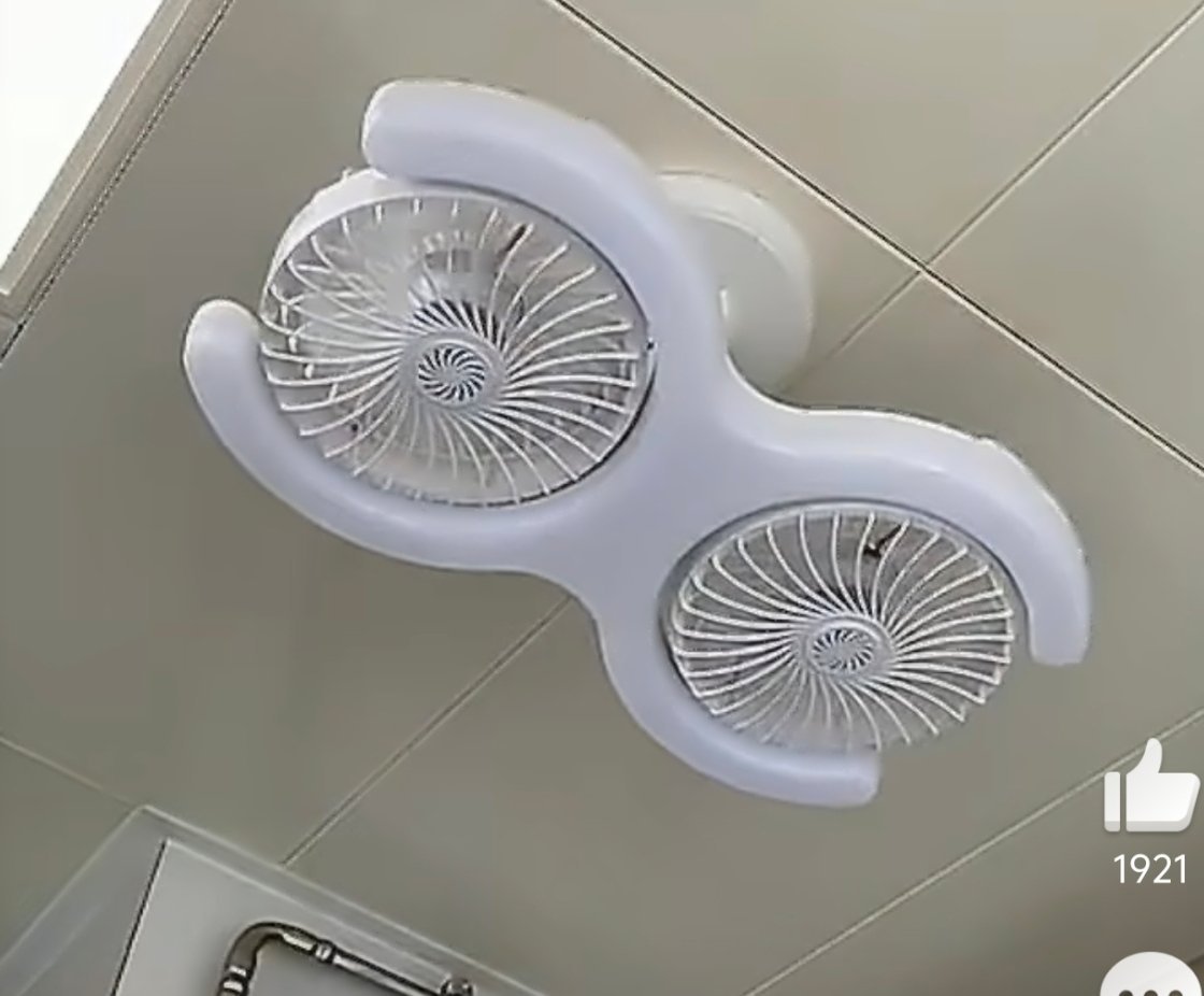 欧洲高温下中国小电器花样百出还挺实用，好适合厕所跟厨房 