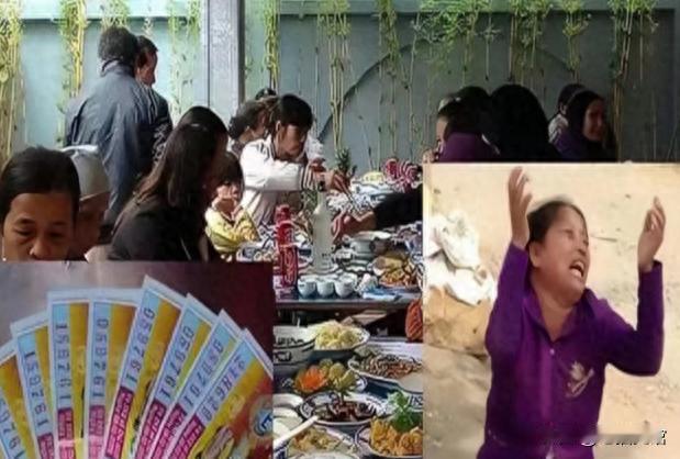 2017年，越南一位大妈买彩票，不料竟中了140亿。豪气的她提前大摆宴席庆贺，并