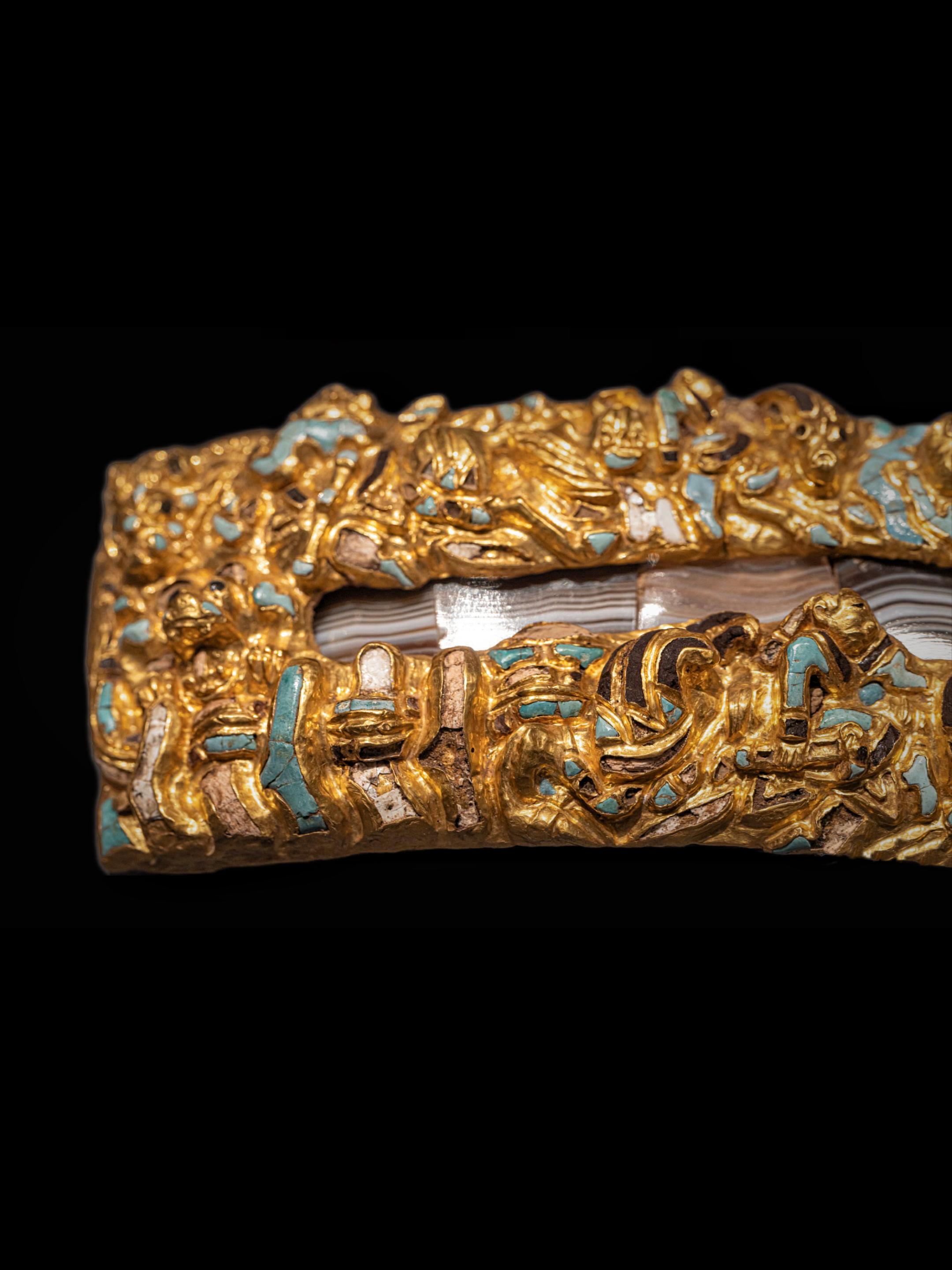 金原逐影｜欧亚草原的回声。🌊衔云酒杯赤玛瑙，照日食螺紫琉璃 ——南北...