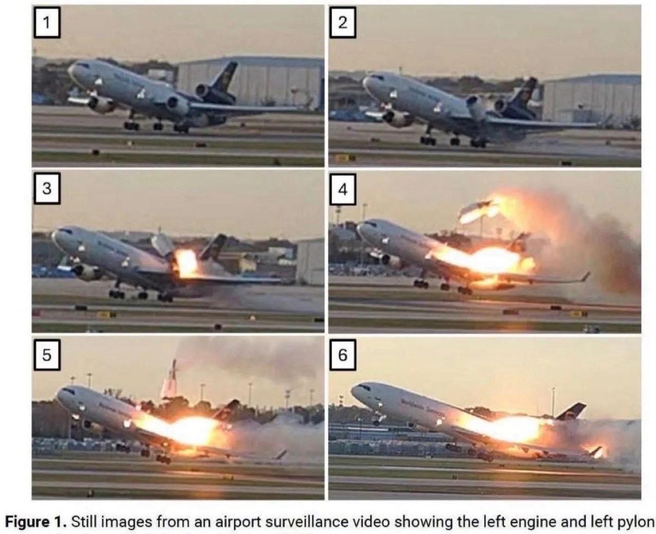 NTSB发了UPS货运MD-11F坠机事故的初步报告，附上了更关键阶段的监控画面