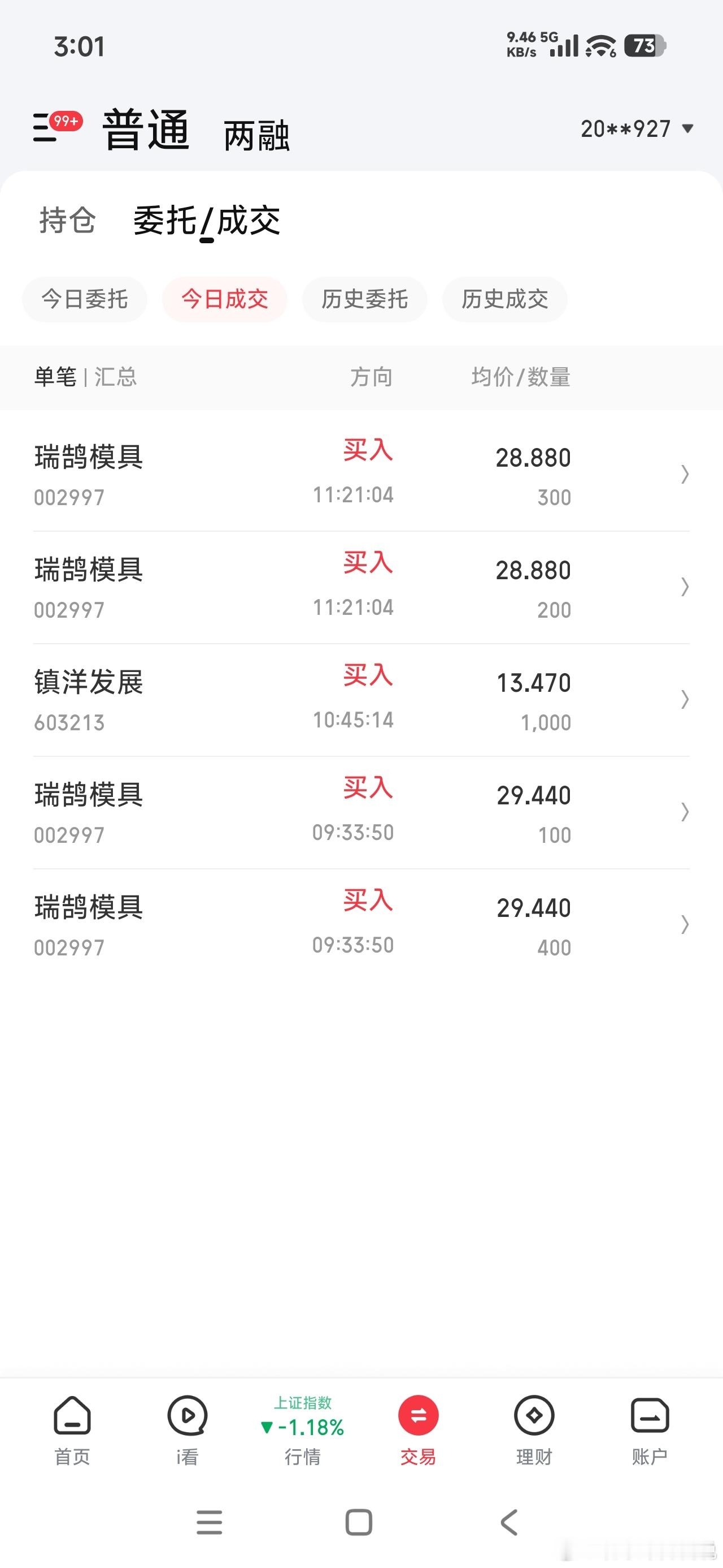 做最真实的自己 （20260911）大盘放量下调，个股普跌，无差别砸盘。今天继续