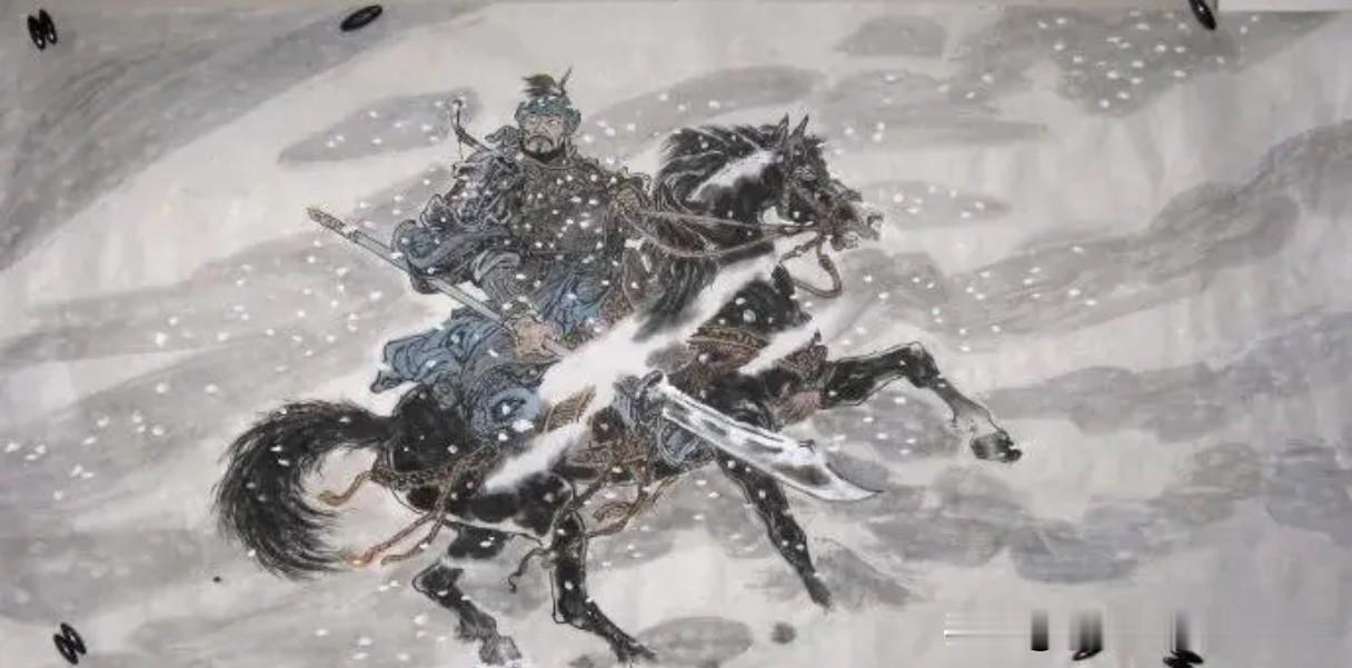 月黑雁飞高，单于夜遁逃。
欲将轻骑逐，大雪满弓刀。

这首诗以景结情，画面感极强