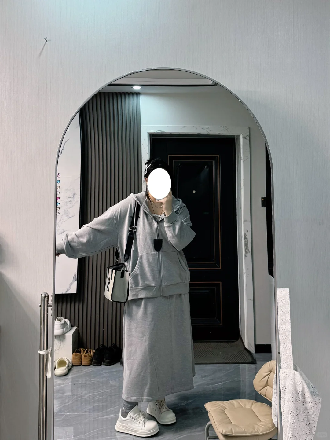 164 190斤｜侧面都显瘦的套装 好爱～🐺