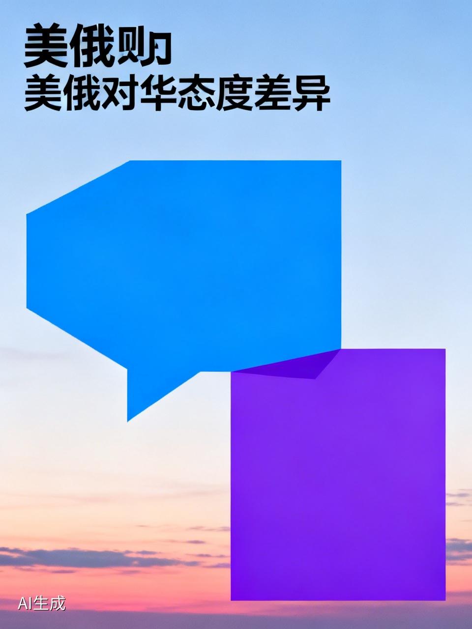 美俄对华态度差异的核心，在于两者对华的战略定位和依赖程度完全不同：

- 美国：