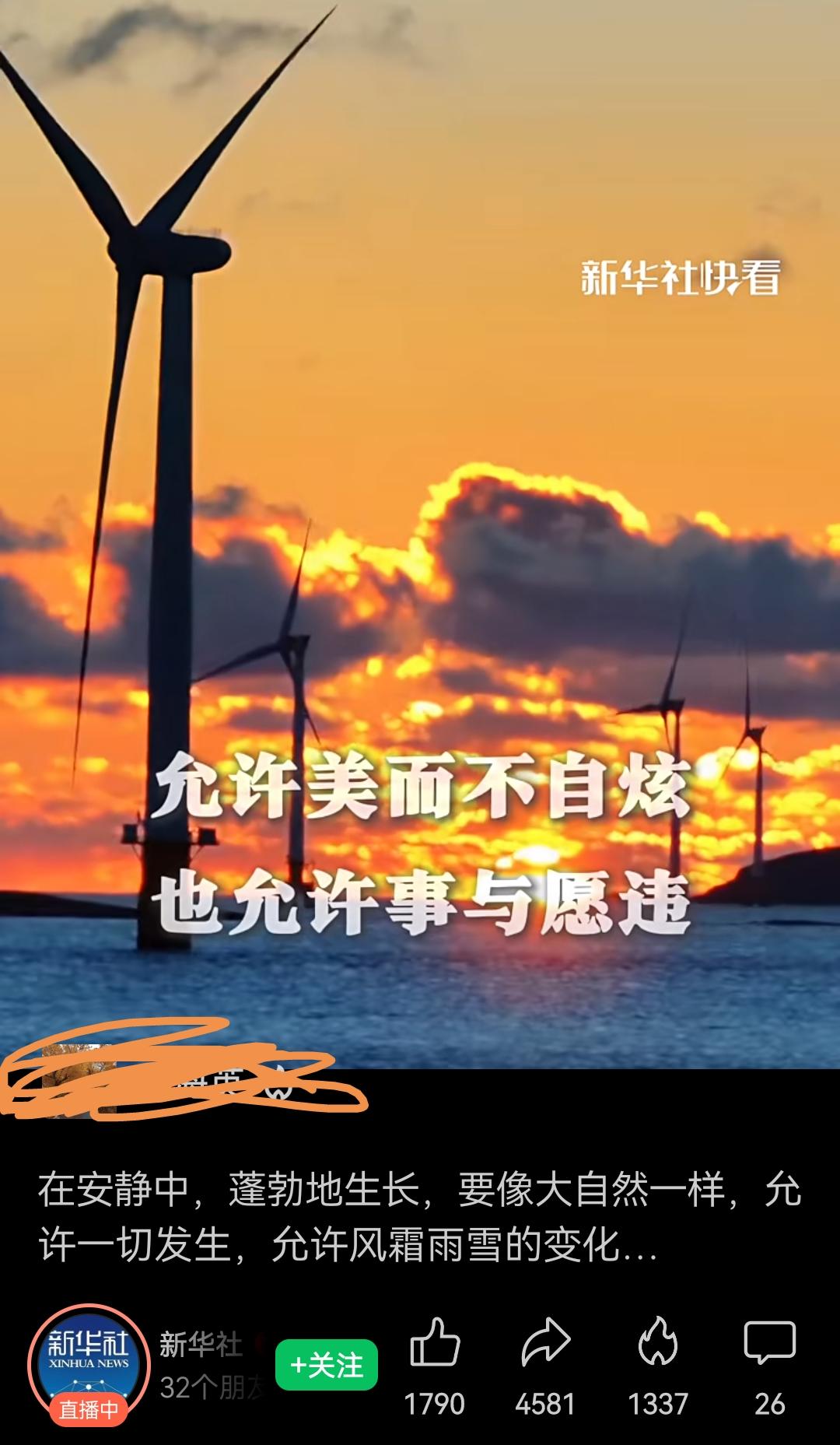 “新华社”发了一个短视频，叫“允许一切发生，允许事与愿违”，这碗大鸡汤，得多少人