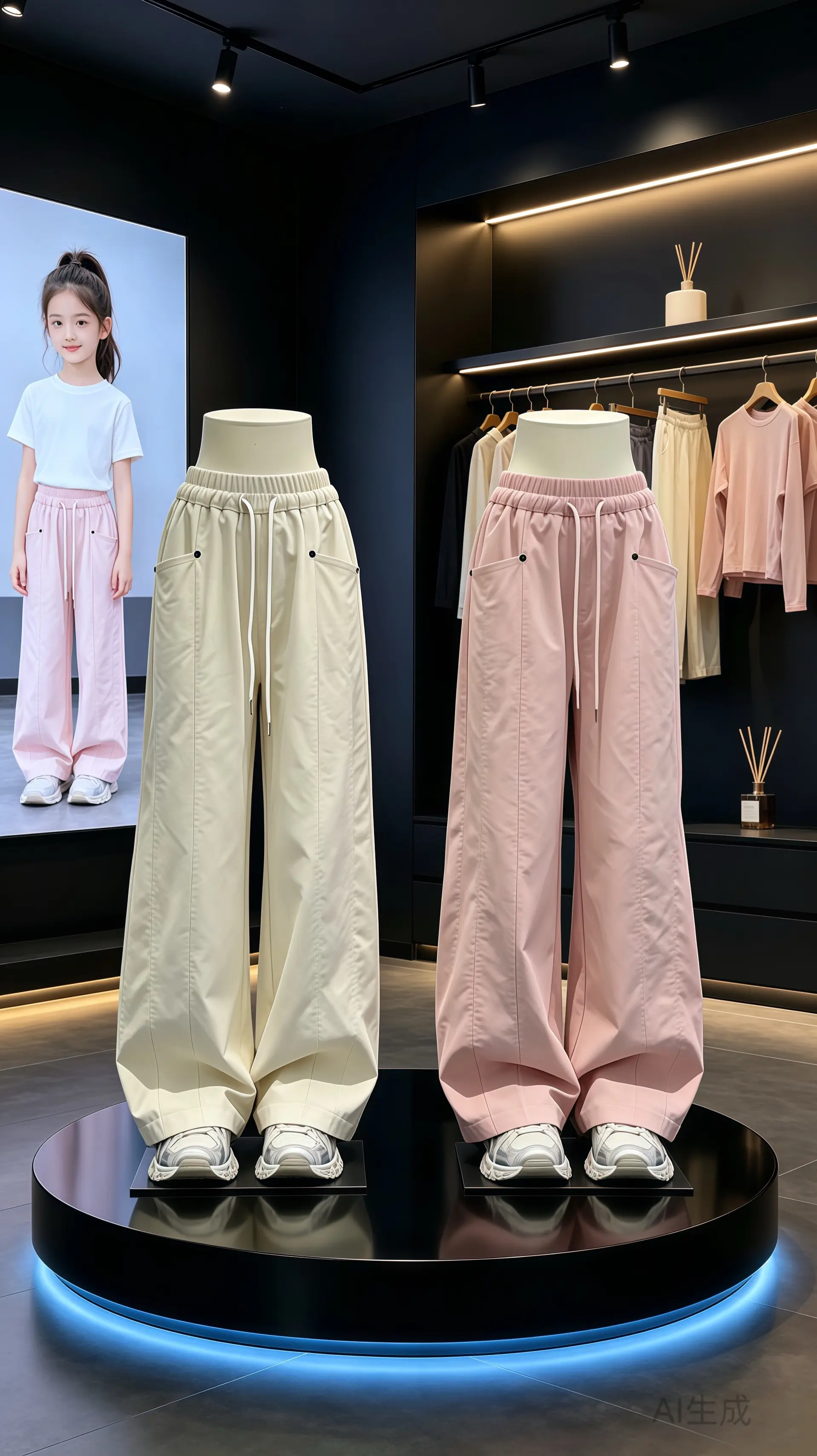 休闲裤 阔腿裤 这才是高级感穿搭变装 当我尝试夏日韩系明媚感穿搭 晒出...