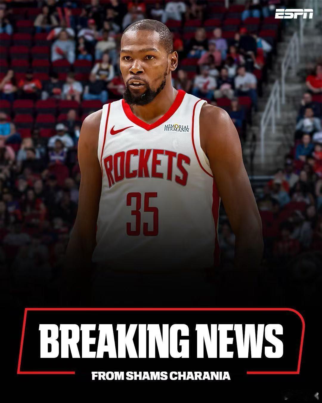 最近一周，当大家问我，我都说，杜兰特会去休斯顿！[嘻嘻]理由很简单。 ​​​