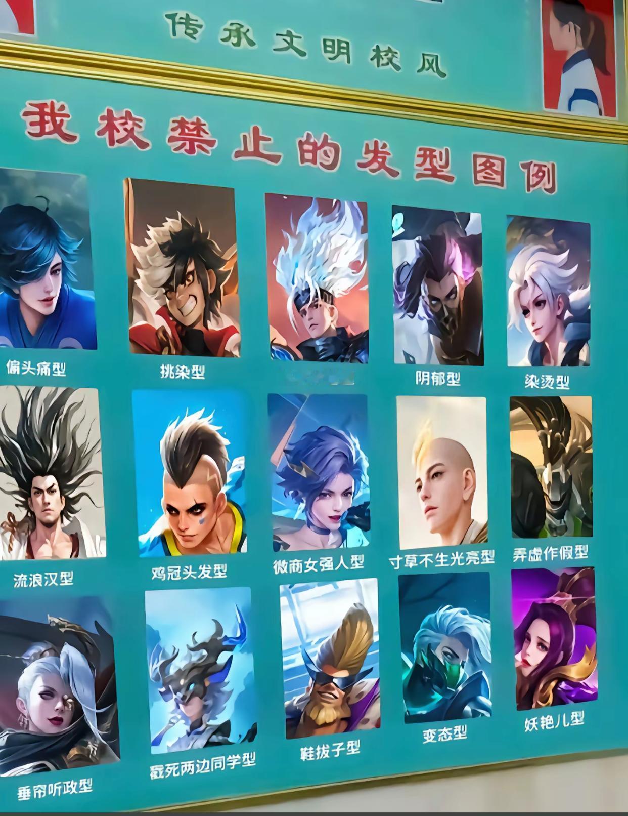 哪个学校这么有才，居然形容的这么贴切 