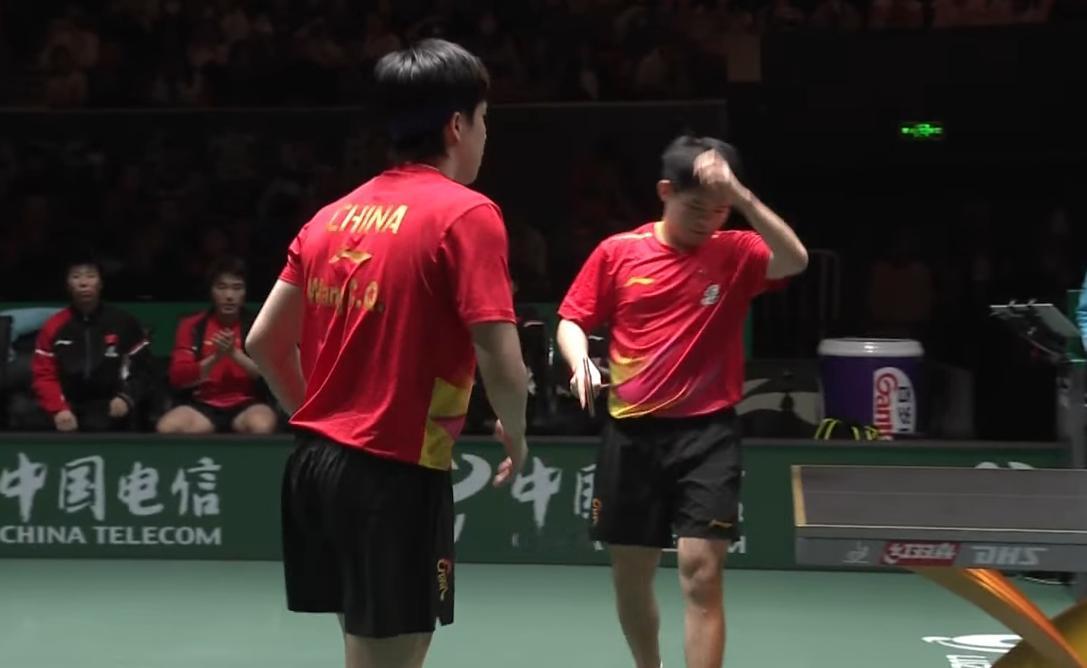 坏了！王楚钦/林诗栋难打了！

户上/大登作为多哈世乒赛男双冠军，
果然不是花架